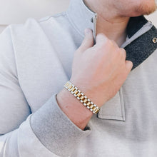 Load image into Gallery viewer, Two Tone Watch Band Bracelet -Unisex