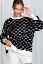 Load image into Gallery viewer, Trendy Bow Knit Sweater