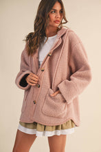 Load image into Gallery viewer, Pink Sherpa Overcoat