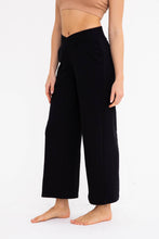 Load image into Gallery viewer, Ribbed Crossover Wide Leg Lounge Pants
