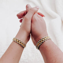Load image into Gallery viewer, Two Tone Watch Band Bracelet -Unisex