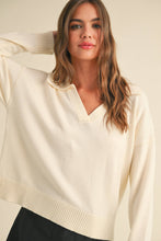Load image into Gallery viewer, Luxe Cream Sweater