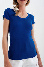Load image into Gallery viewer, Azure Rib Knit