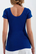 Load image into Gallery viewer, Azure Rib Knit