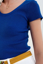 Load image into Gallery viewer, Azure Rib Knit