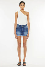 Load image into Gallery viewer, Double Waist High Rise Denim Shorts
