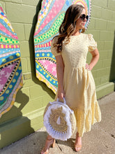 Load image into Gallery viewer, Sunshine Eyelet Dress