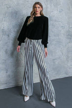 Load image into Gallery viewer, Black Velvet Blouse