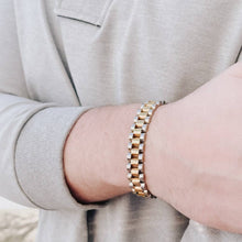 Load image into Gallery viewer, Two Tone Watch Band Bracelet -Unisex