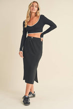 Load image into Gallery viewer, PureLuxe Midi Skirt