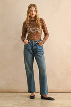 Load image into Gallery viewer, Sheer Lace Crew Top