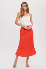 Load image into Gallery viewer, Hot Damn Satin Skirt