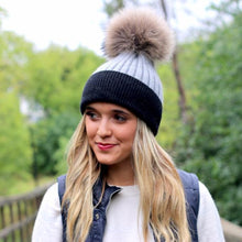 Load image into Gallery viewer, Faux Angora Pom Beanies