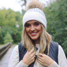 Load image into Gallery viewer, Faux Angora Pom Beanies
