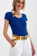 Load image into Gallery viewer, Azure Rib Knit