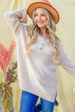 Load image into Gallery viewer, Henley Sweater