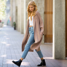 Load image into Gallery viewer, Sweater Trench Coat