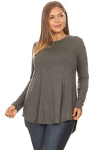 Load image into Gallery viewer, Scoop Neck Legging Tee