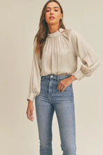 Load image into Gallery viewer, Champagne Satin Blouse