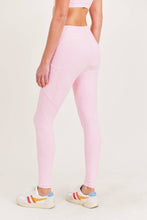 Load image into Gallery viewer, Textured Florette Highwaisted Leggings -Black & Ballet