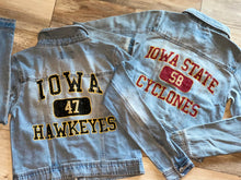 Load image into Gallery viewer, Iowa State Cyclones -Denim Jacket