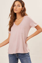 Load image into Gallery viewer, Slouchy Pocketed Fave Tee - 4 Colors