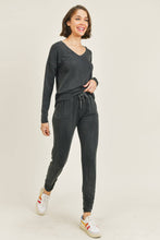 Load image into Gallery viewer, Mineral Wash Joggers with Shirred Ankles