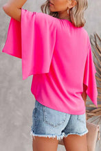 Load image into Gallery viewer, More To Offer Slit Sleeve Drape Blouse
