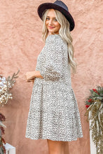 Load image into Gallery viewer, Leopard Print Ivory Dress