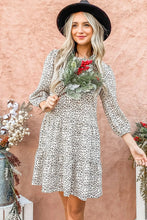 Load image into Gallery viewer, Leopard Print Ivory Dress