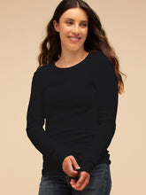 Load image into Gallery viewer, Ribbed Luxe Long Sleeve Basic