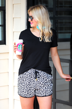 Load image into Gallery viewer, White Leopard Everyday Casual Shorts