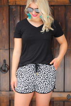 Load image into Gallery viewer, White Leopard Everyday Casual Shorts