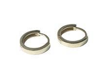 Load image into Gallery viewer, Square Edge Mini Huggie Hoops