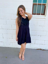 Load image into Gallery viewer, On Island Time Crochet Lace Sleeveless Mini Dress