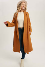 Load image into Gallery viewer, Sweater Trench Coat