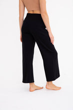 Load image into Gallery viewer, Ribbed Crossover Wide Leg Lounge Pants
