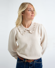 Load image into Gallery viewer, Ainsley Ruffle Collar Sweater
