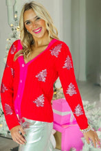 Load image into Gallery viewer, Tis the Sequins Cardigan
