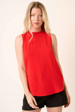 Load image into Gallery viewer, Ruby Ruffle Mock Neck Blouse
