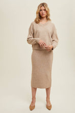 Load image into Gallery viewer, Brushed Midi Sweater Skirt
