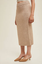 Load image into Gallery viewer, Brushed Midi Sweater Skirt
