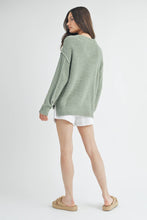 Load image into Gallery viewer, Mint V-Neck Sweater
