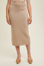 Load image into Gallery viewer, Brushed Midi Sweater Skirt
