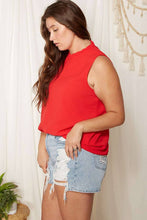 Load image into Gallery viewer, Ruby Ruffle Mock Neck Blouse
