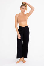 Load image into Gallery viewer, Ribbed Crossover Wide Leg Lounge Pants
