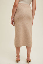 Load image into Gallery viewer, Brushed Midi Sweater Skirt
