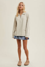 Load image into Gallery viewer, Ember Half Zip Knit Sweater
