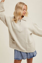 Load image into Gallery viewer, Ember Half Zip Knit Sweater
