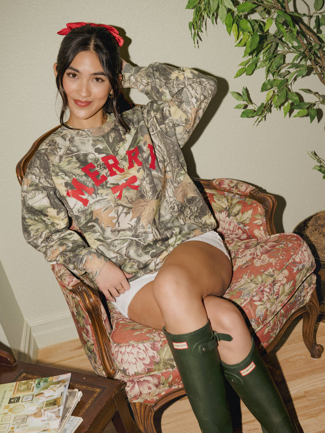 Merry Camo Sweatshirt